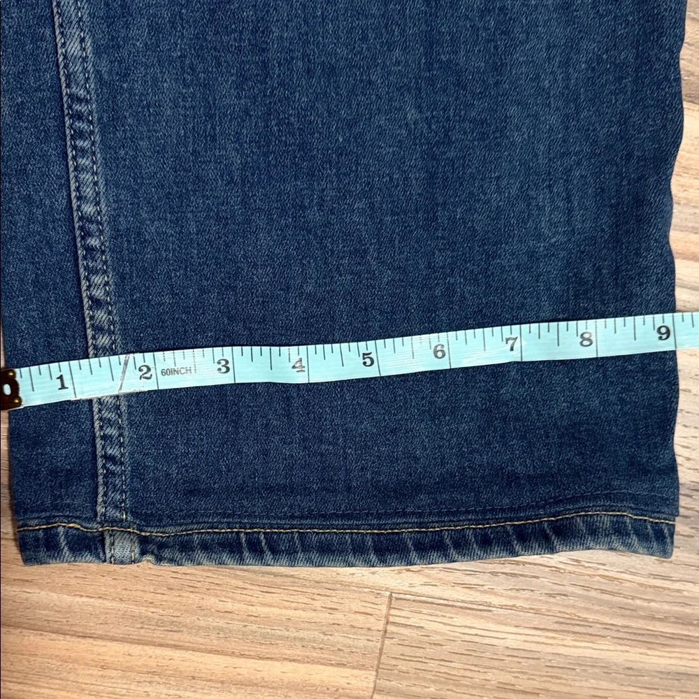Paige Doheny Men's Sz.36 Relaxed Straight Stretch Dark Wash Denim Blue Jeans USA - Picture 7 of 8